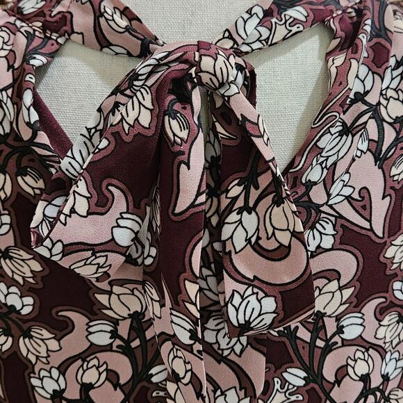 Altar'd State Women's Medium‎ Sleeveless Floral Print Halter Mini Dress - Picture 3 of 7